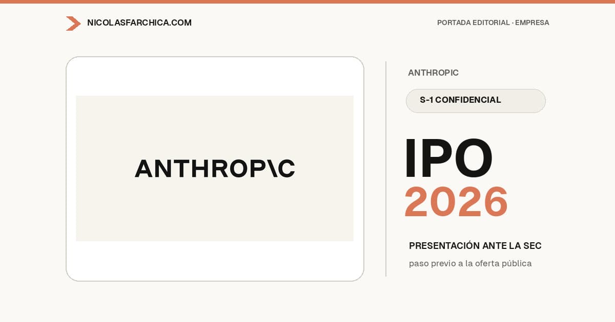 Anthropic IPO 2026: Claude Code construyó la empresa que vale casi $1 billón